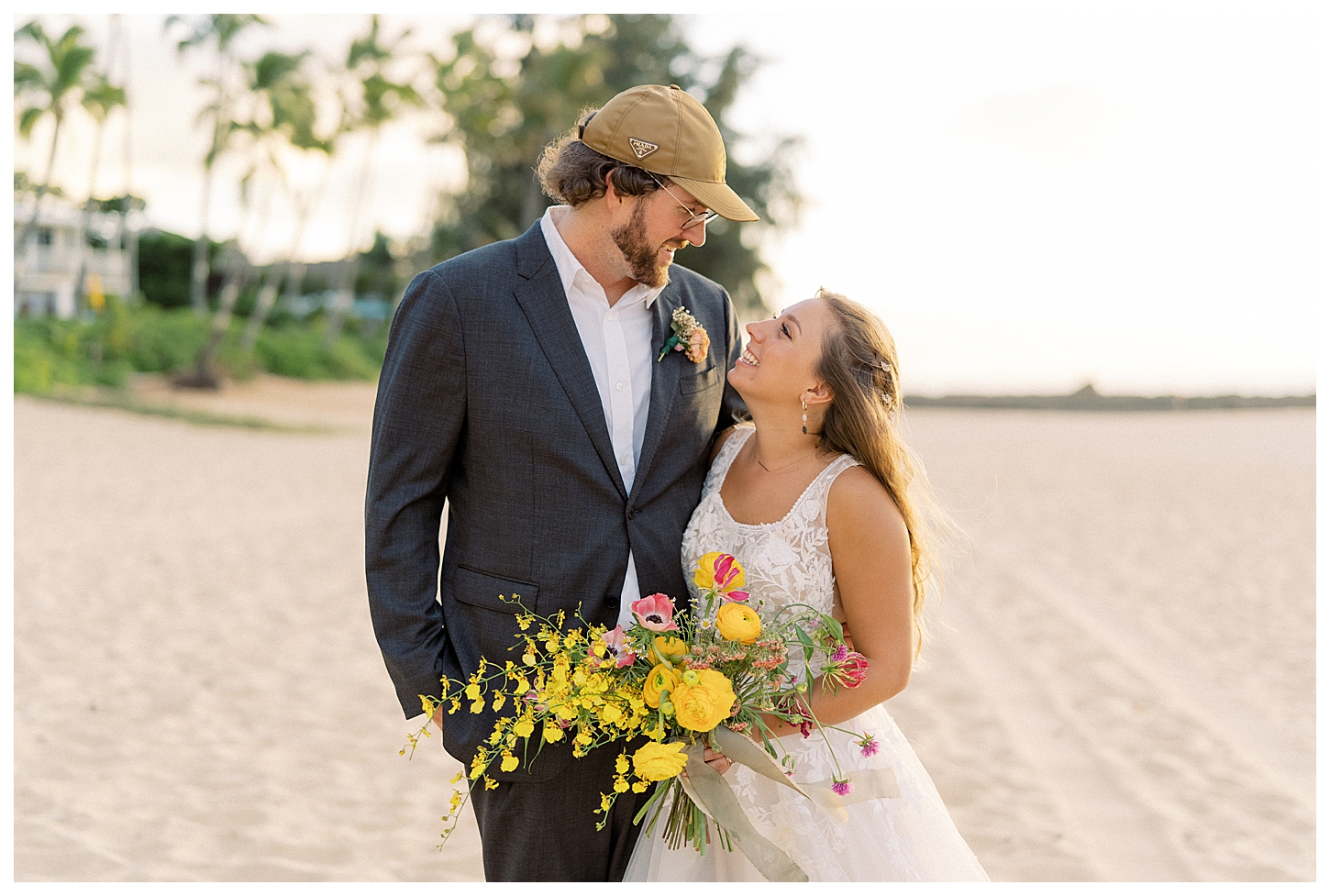 Oahu Hawaii beach wedding