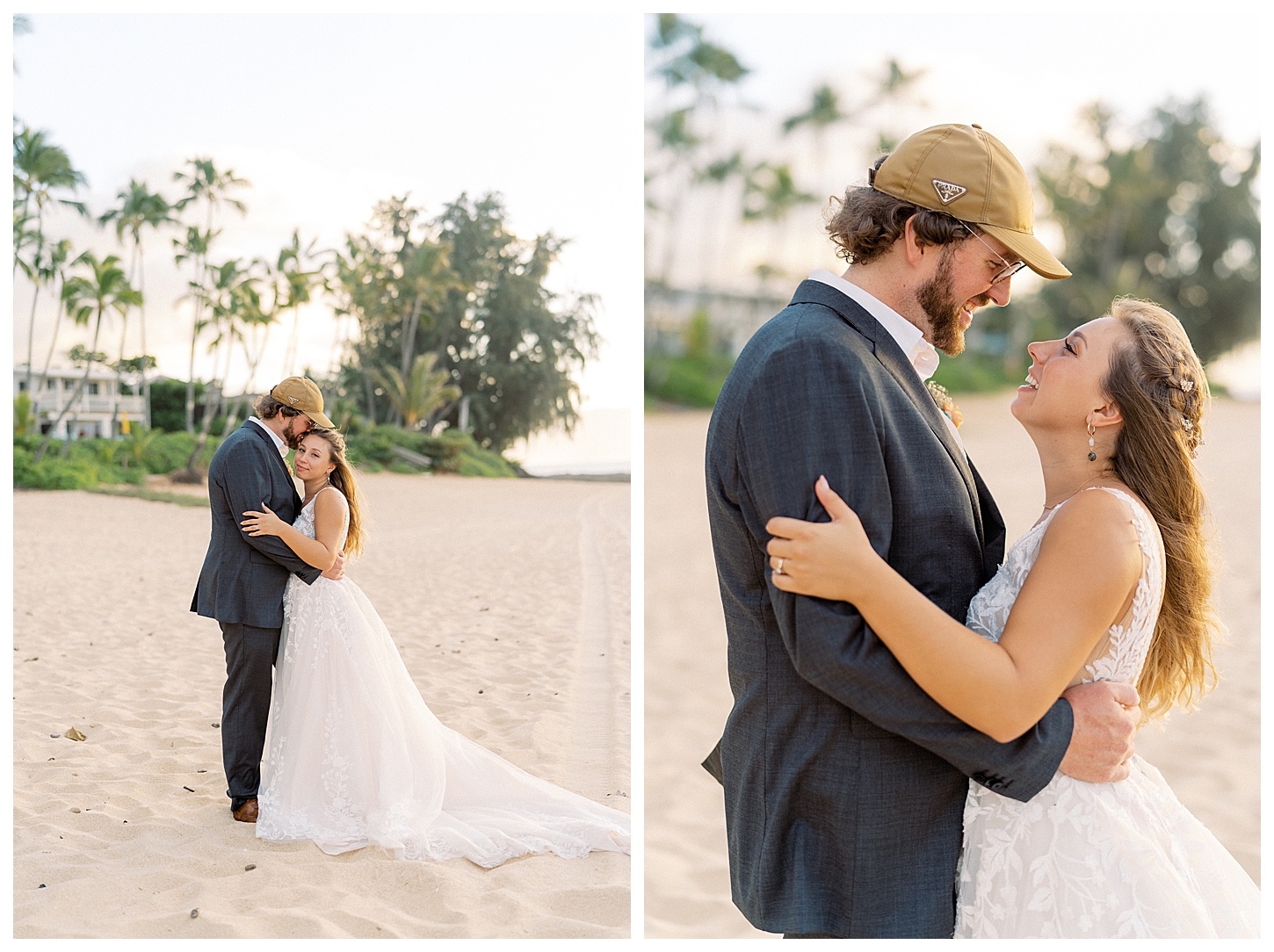 Oahu Hawaii beach wedding