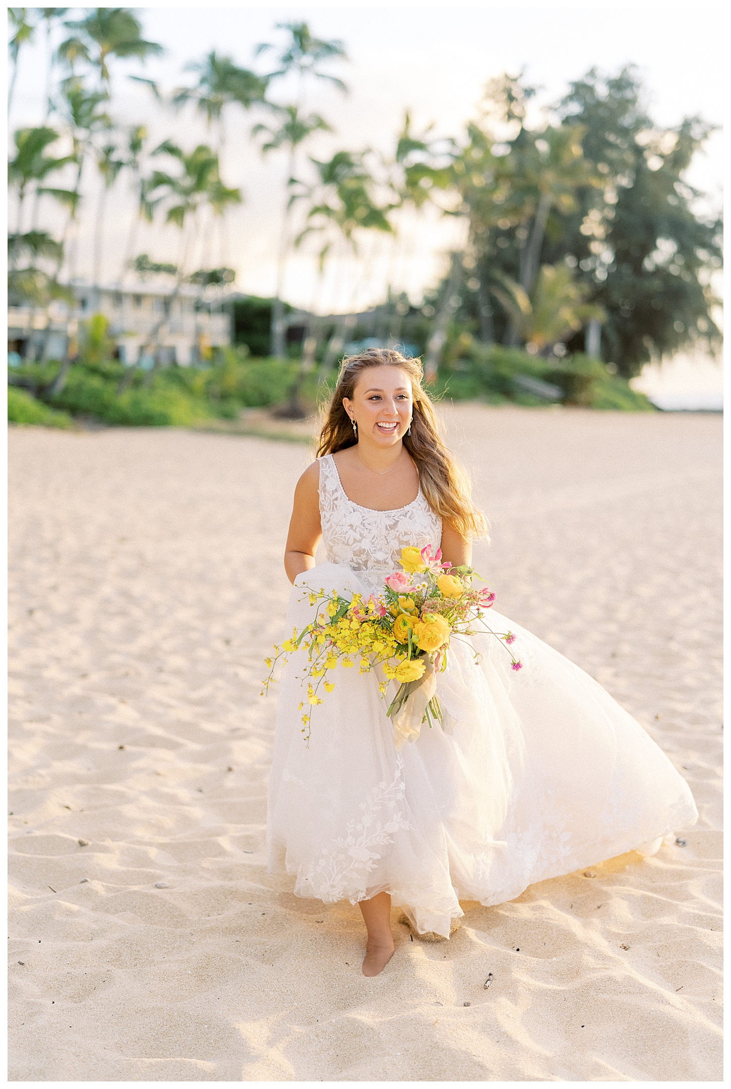 Oahu Hawaii beach wedding