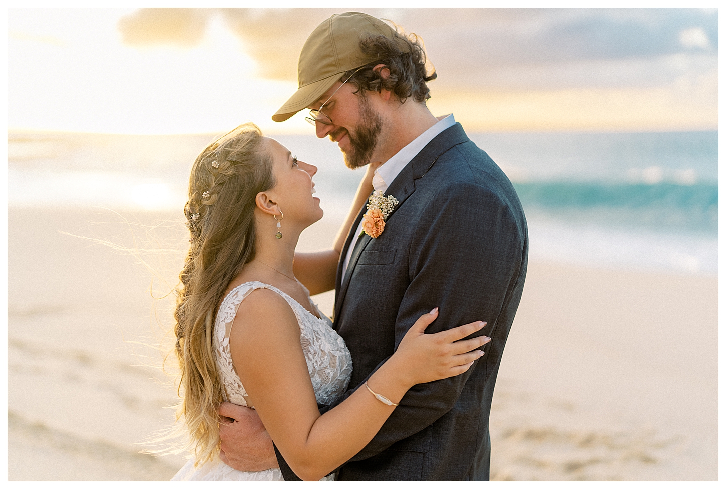 Oahu Hawaii beach wedding