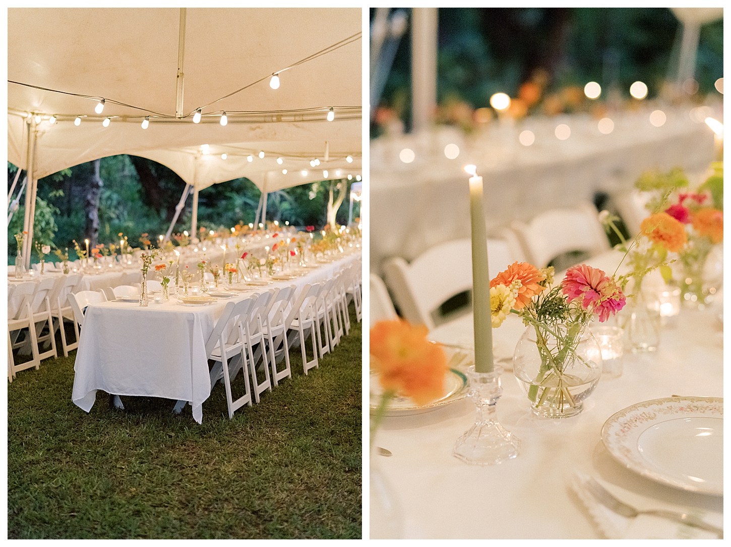 DIY Hawaii wedding reception