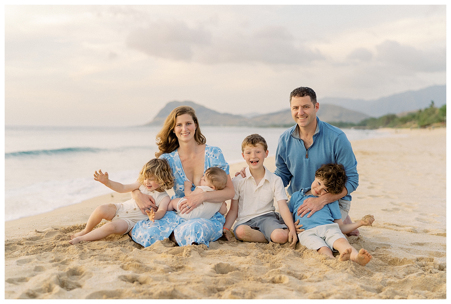 Oahu Hawaii Family Beach Photos