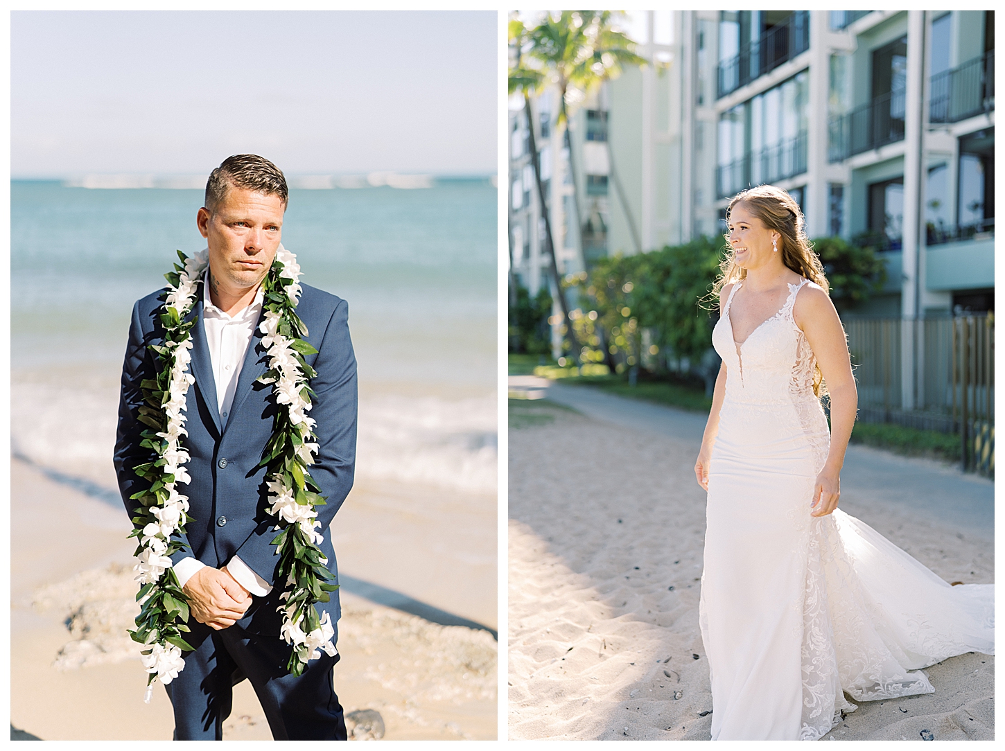 Waialae Beach Elopement Photographer