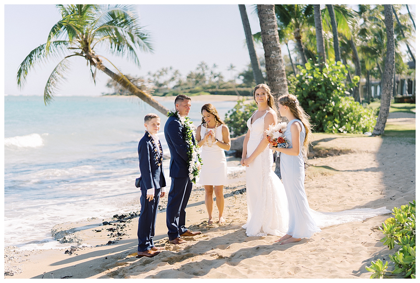 Waialae Beach Elopement Photographer