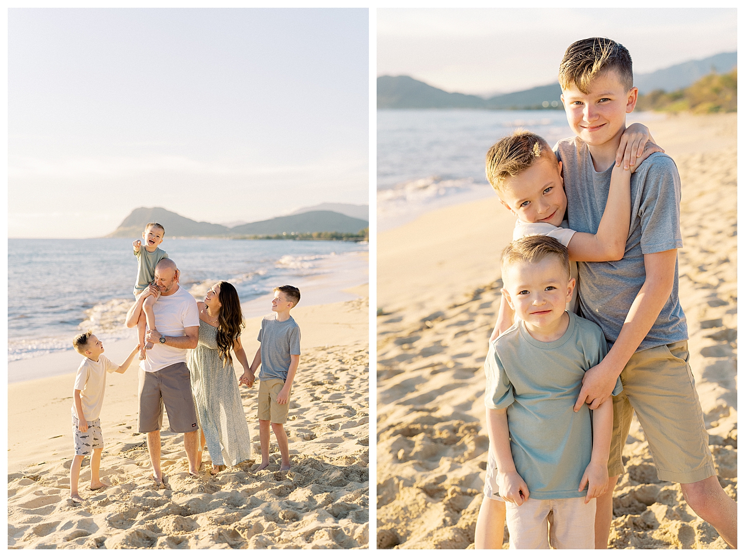 Electric Beach Family Portrait Photographer