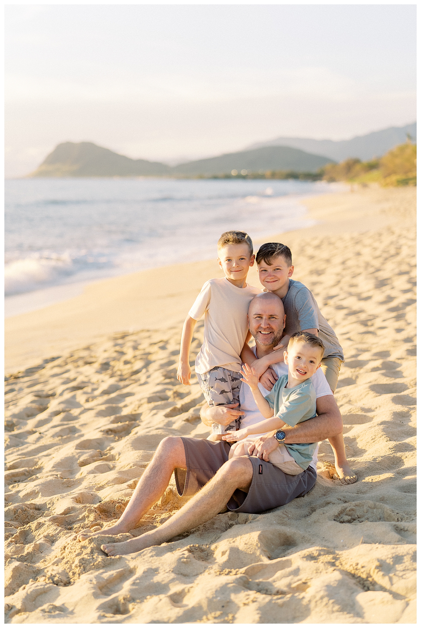 Electric Beach Family Portrait Photographer