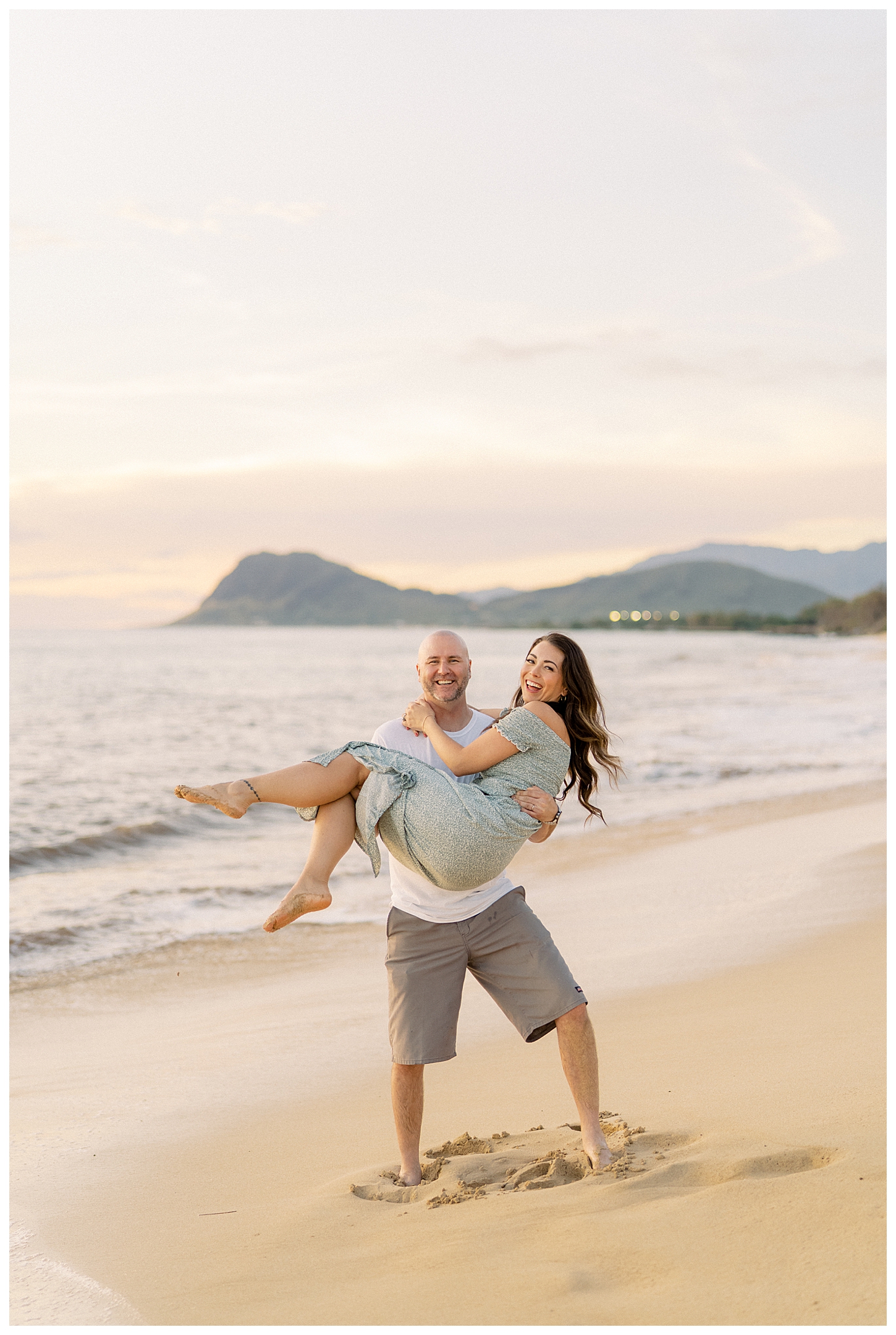 Electric Beach Family Portrait Photographer