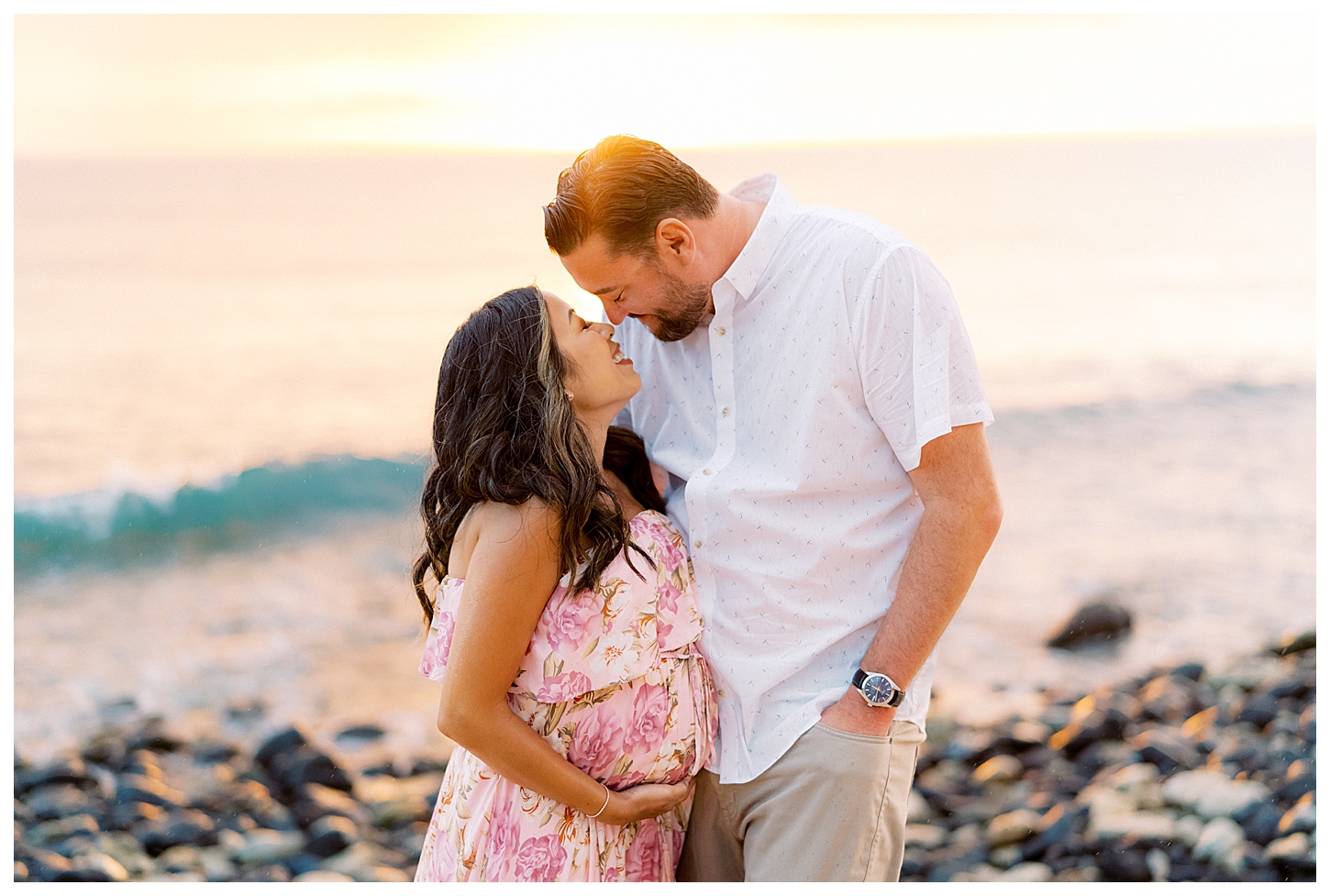 Electric Beach Maternity Photographer