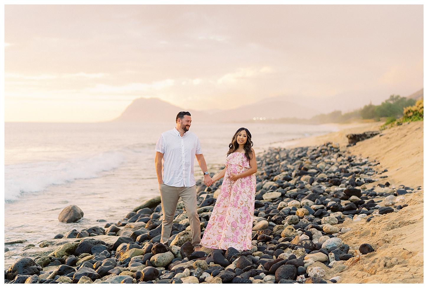 Electric Beach Maternity Photographer