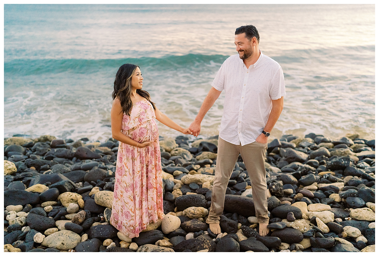 Electric Beach Maternity Photographer