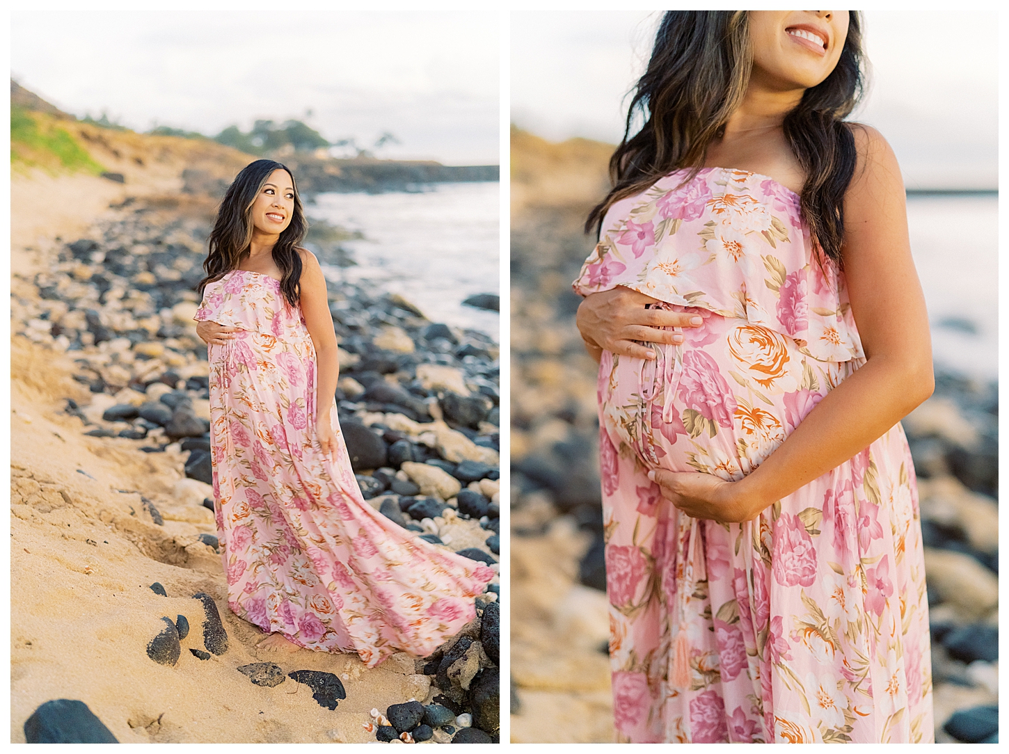 Electric Beach Maternity Photographer