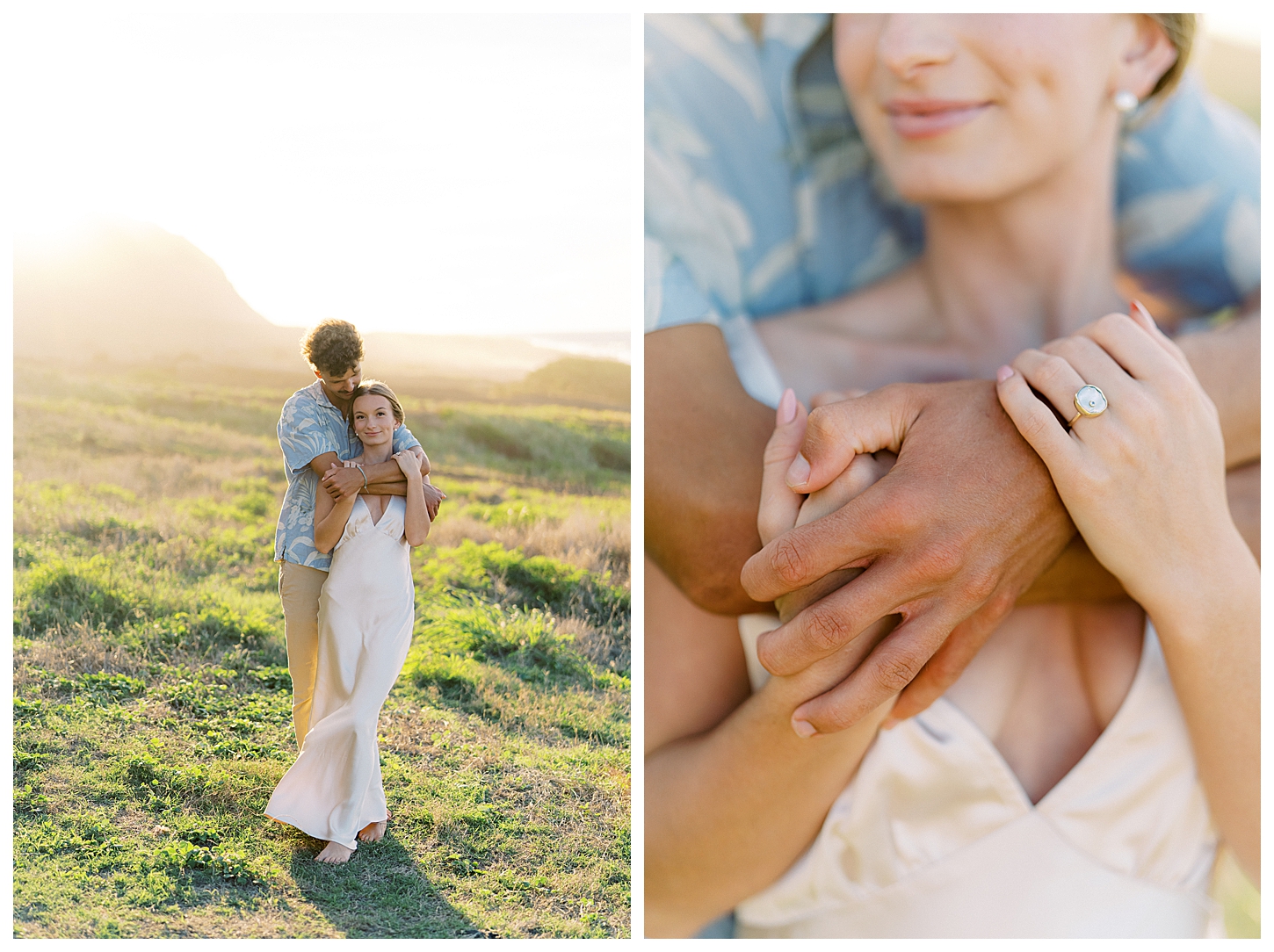 Kaena Point Engagement Photographer