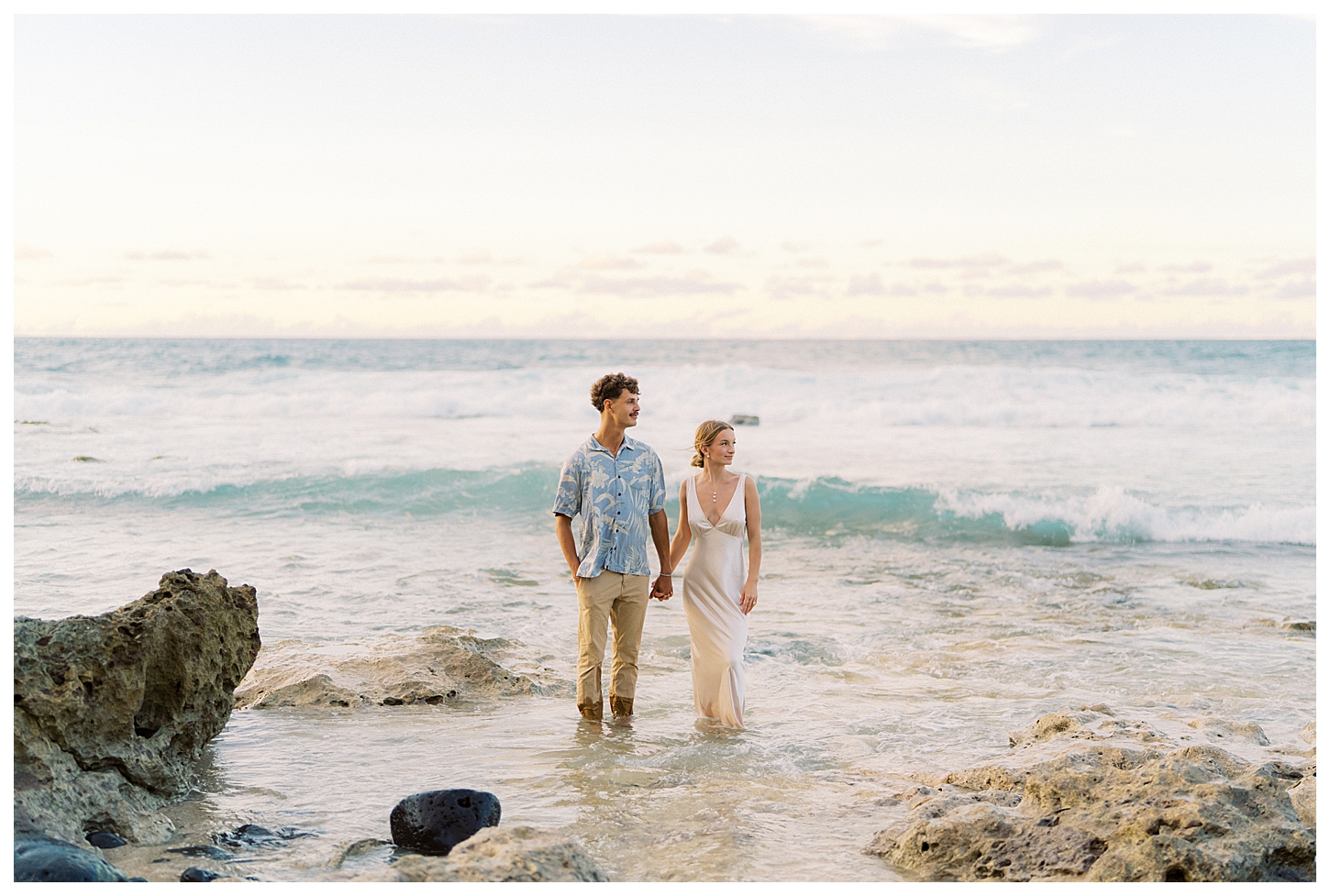 Kaena Point Engagement Photographer