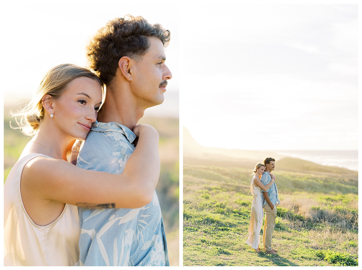 Kaena Point Engagement Photographer